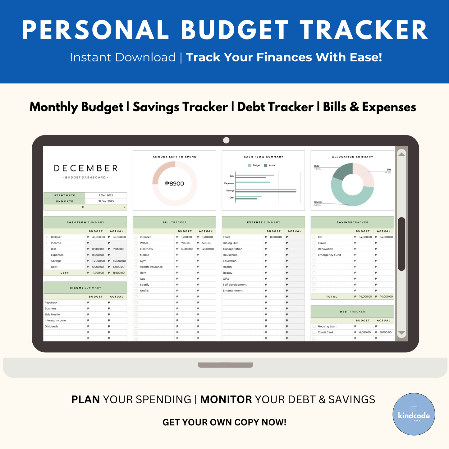 Personal Budget Tracker