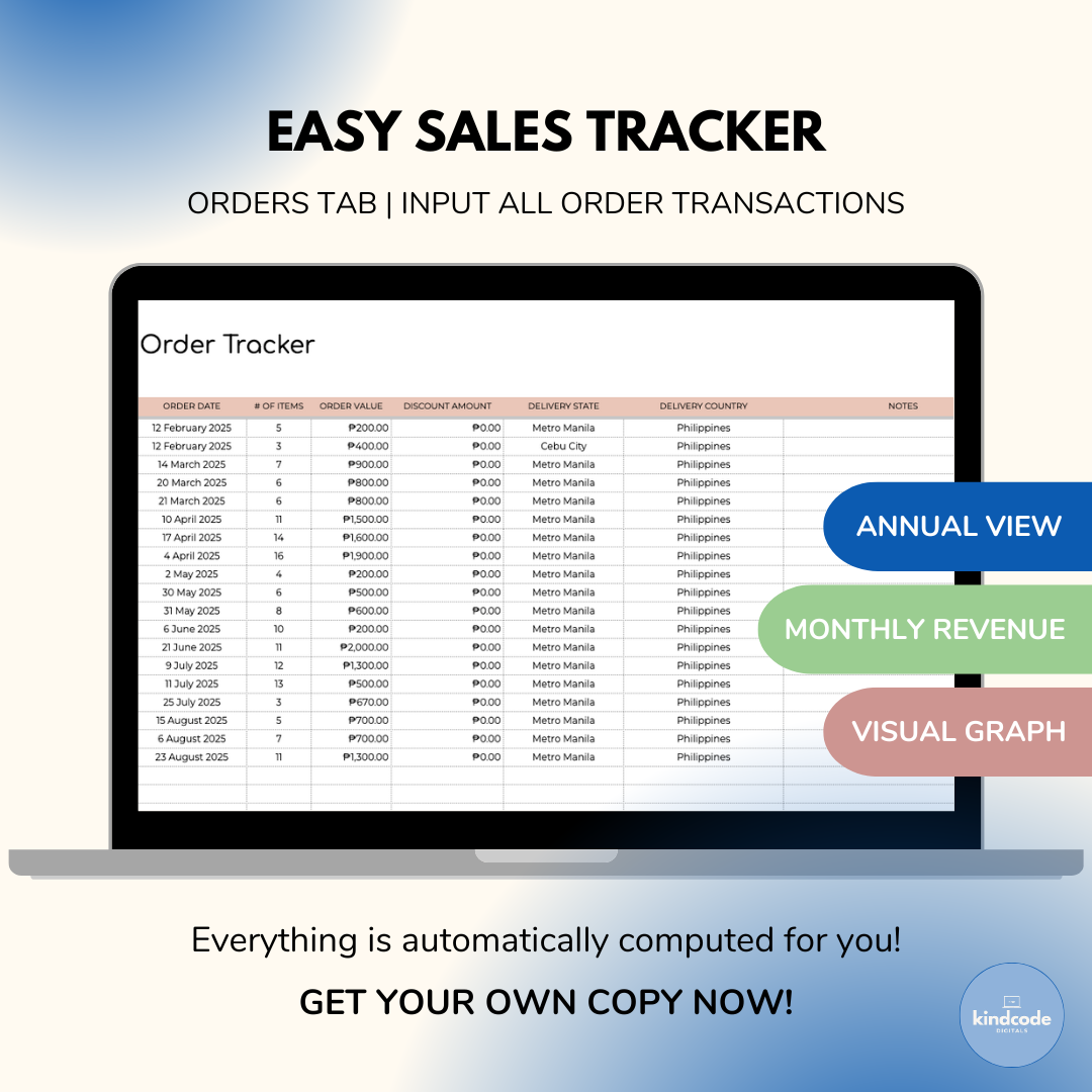 Easy Sales Tracker