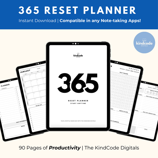 365 Reset Planner: Start Anytime